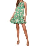 Printed Bubble Mini Dress